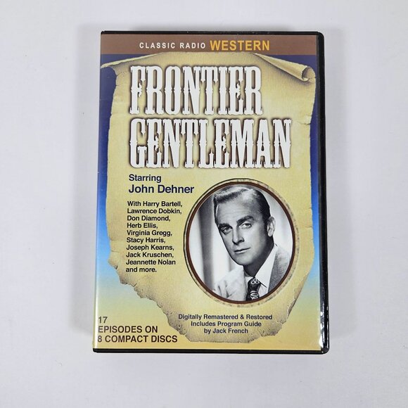 Frontier Gentleman Classic Radio Western 8 CDs Digitally Remastered & Restored - Picture 1 of 6